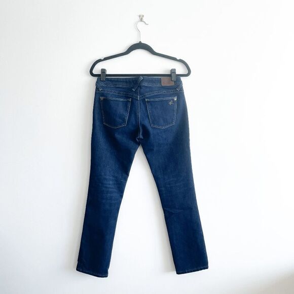 DLI961 Womens Denim Jeans Kate Slim Straight Cut Blue Wash Size 28 - Picture 3 of 13